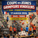 Première étape de la Coupe des Jeunes Grimpeurs Vendéens