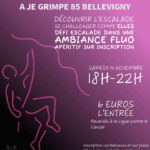 Affiche Octobore rose Je Grimpe 85 2026
